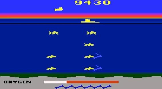 Cena do jogo Seaquest