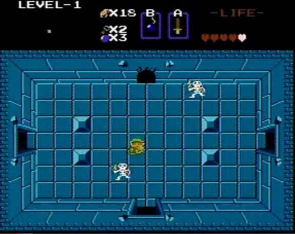 Cena do jogo para Nintendo 8 bits