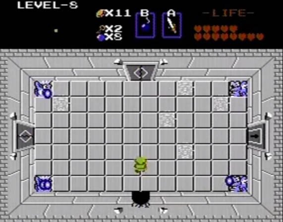 Cena do jogo para Nintendo 8 bits