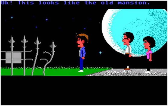 Cena de Maniac Mansion