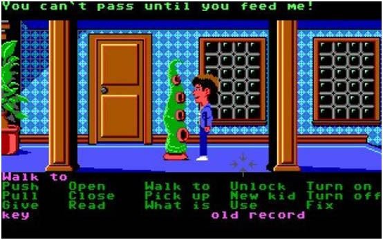 Cena de Maniac Mansion