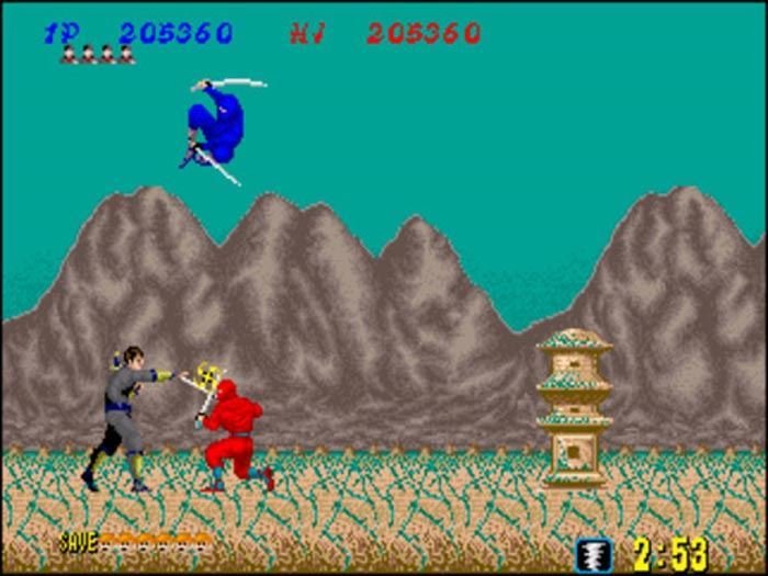 Cena de Shinobi para Arcade