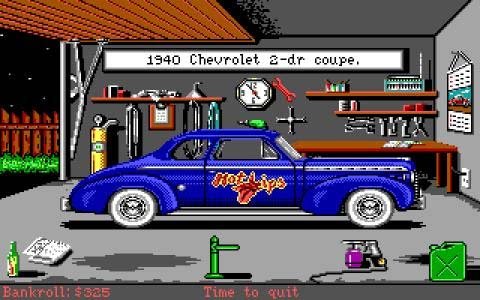 Carro pronto para a corrida