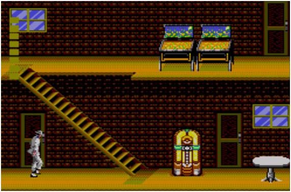 Cena de Moonwalker para Master System