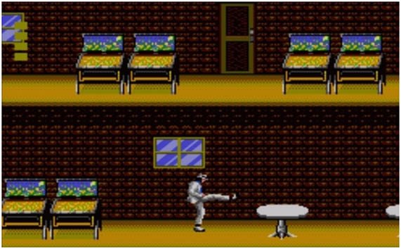 Cena de Moonwalker para Master System