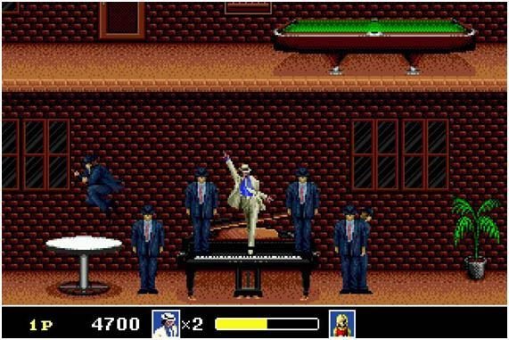 Cena de Moonwalker para Mega Drive