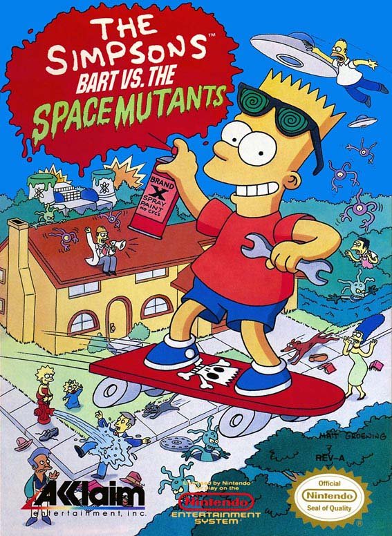 Caixa de Bart vs Space Mutants