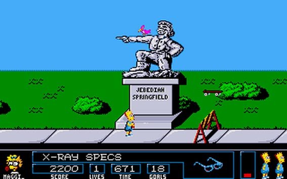 Cena de Bart vs Space Mutants