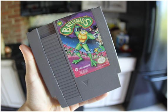 Cartucho do Battletoads de 72 vias