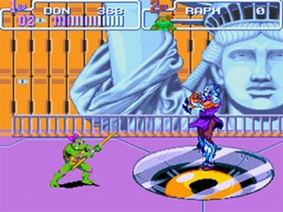 Cena de Tartarugas Ninja IV - Turtles in Time