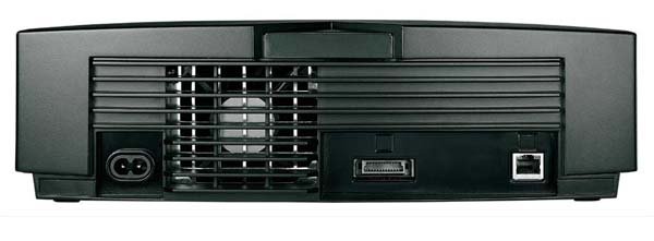 Parte traseira do console